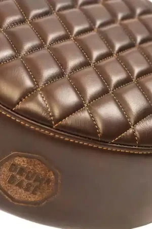 Nouveau au catalogue - Drum N Base RLST-BRWN - Assise en Cuir Véritable - Marron