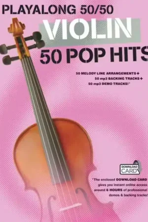 Bosworth Play Along 50/50 - Violin 50 Pop Hits - Très populaire