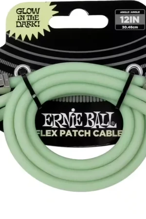 Tout juste disponible | Ernie Ball Flex 30cm - Pack de 3 Phosphorescent