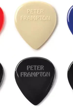 Jim Dunlop 6 x 2,08mm Peter Frampton Vintage Jazz Teardrop Assortis - Dernier arrivage