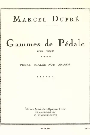 Leduc Gammes De Pédale pour Orgue | Produit tendance