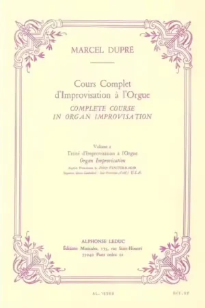 Leduc Cours complète d'improvisation à l'Orgue Vol. 2 | Soldes