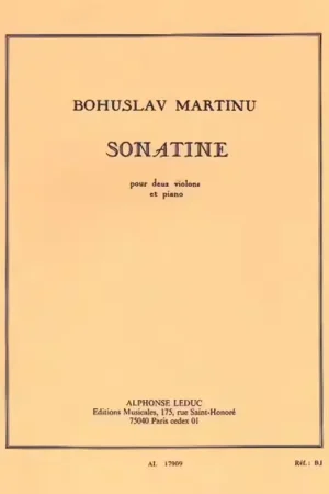 Leduc Sonatine For Two Violins And Piano H198 | Profitez-en