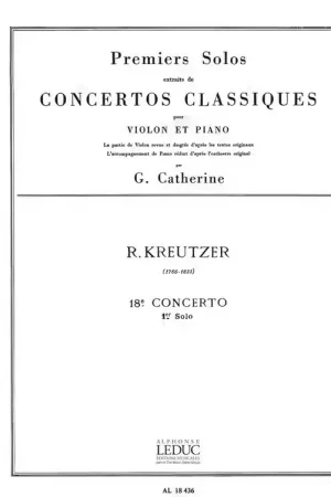 Derniers jours - Leduc Premiers Solos Concertos Classiques - 18e concerto