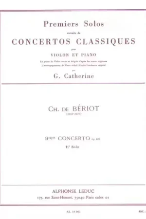 Réduction - Leduc First Solos extracted from the Classic Concertos