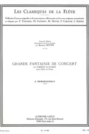 Prix choc | Leduc Demersseman: Grande fantaisie de concert op. 52