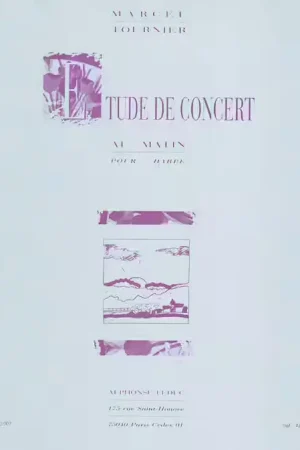 Leduc Au Matin étude de concert pour harpe | Disponible maintenant