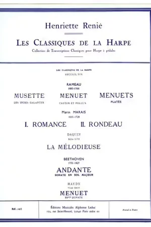 Très bien noté | Leduc Les Classiques de la Harpe No. 1