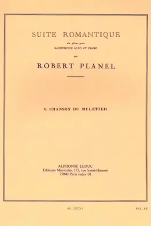 Leduc Suite Romantique No.6 Chanson du Muletier | Bon prix