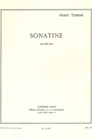 Économisez maintenant - Leduc Sonatine For Solo Flute