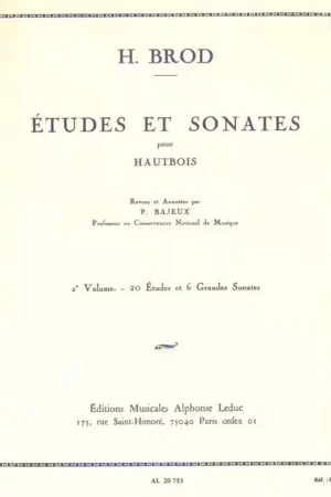 Leduc Etudes et Sonates Vol.2 | Nouveau lancement
