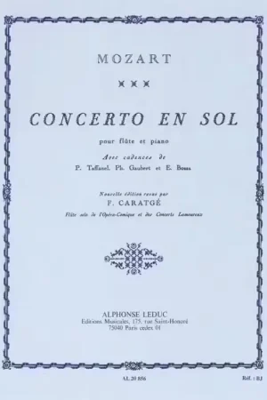 Leduc W.A. Mozart Concerto In G - Remise