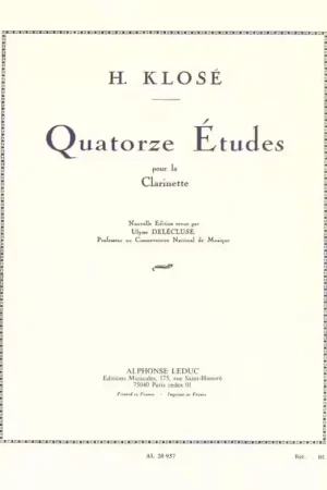Leduc 14 Etudes pour la clarinette | Affaire à saisir