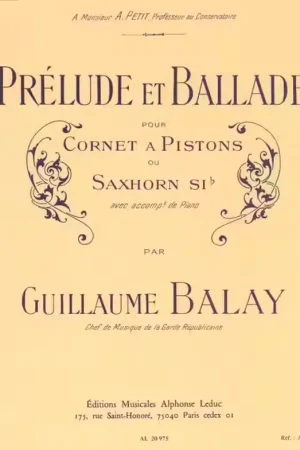 Achetez dès aujourd'hui | Leduc Prelude & Ballade
