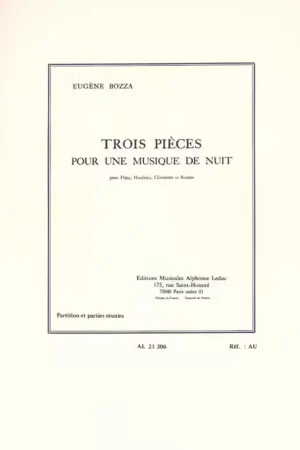 Leduc 3 Pièces Pour Une Musique De Nuit - Profitez-en