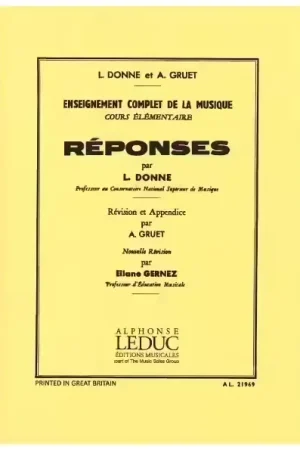 Soldes - Leduc Reponses Elementaire