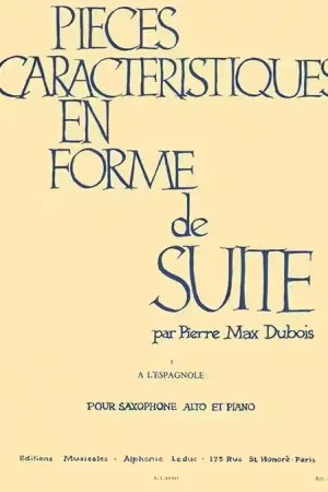 Best-seller | Leduc Pièces Caractéristiques 1 En Forme De Suite Op.77