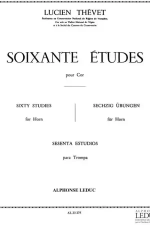 Retour gratuit - Leduc 60 Etudes pour cor - Vol. 1