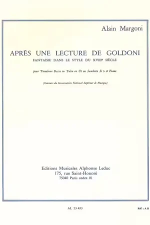 Leduc Après Une Lecture De Goldoni | Soldes
