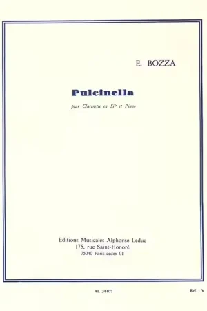 Tendance - Leduc Pulcinella For Clarinet And Piano
