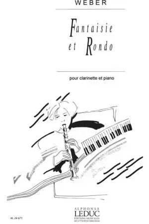 Commandez dès aujourd'hui - Leduc Fantaisie Et Rondo pour clarinette et piano