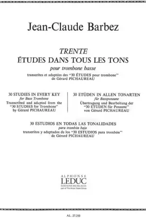 Leduc 30 Etudes Dans Tous Les Tons | Nouveau produit
