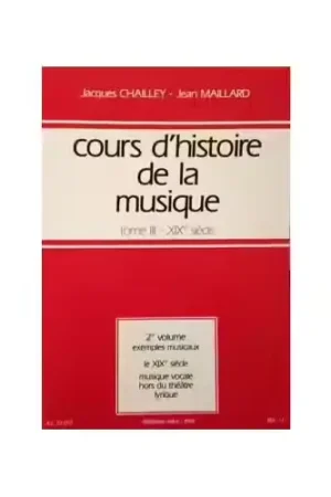 Bien noté | Leduc Cours d'histoire de la musique : Tome 3 vol. 2