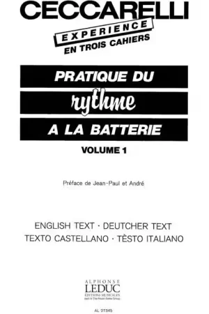 Leduc Ceccarelli-Experience Vol.1 | Promotion