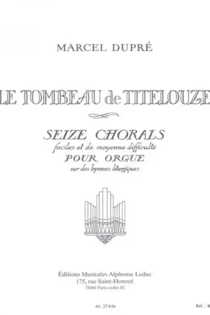 Prix réduit - Leduc Tombeau Titelouze Op.38