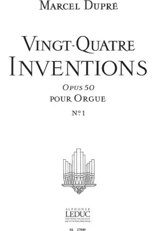Très populaire | Leduc 24 Inventions Op.50 Vol.1