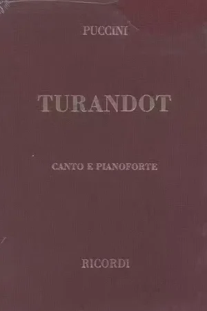 Derniers exemplaires - Ricordi Turandot