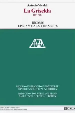 Nouveau produit - Ricordi La Griselda RV 718