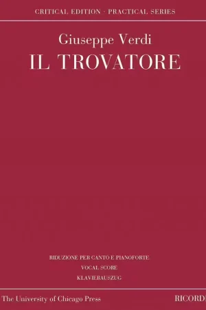 Dernières unités | Ricordi Il trovatore