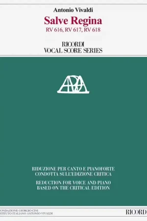 Ricordi Salve Regina RV 616 RV 617 RV 618 | Super offre