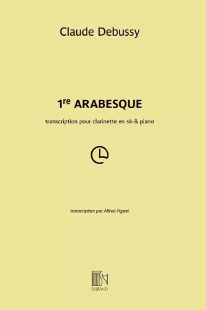Bon prix - Durand Debussy - Arabesque n° 1