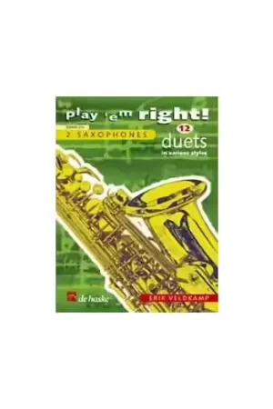 Dehaske Play 'em Right! - 12 Duets in various styles | Ajoutez au panier