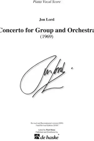 Vente flash | Dehaske Concerto for Group and Orchestra
