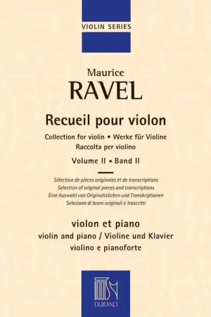Durand Recueil pour Violon 2 | Promotion