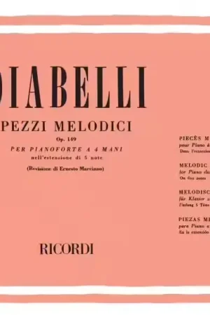 Ricordi Pezzi Melodici Nell Estensione Di 5 Note Op. 149 - En stock