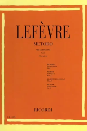 Ricordi Metodo Per Clarinetto - Vol. I - Commandez dès maintenant
