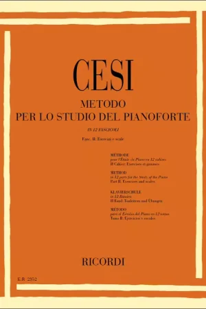 Ricordi Metodo Per Lo Studio Del Pianoforte - Fasc. Ii | Disponible