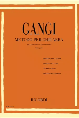 Ricordi Metodo Per Chitarra Parte III | Fin de série