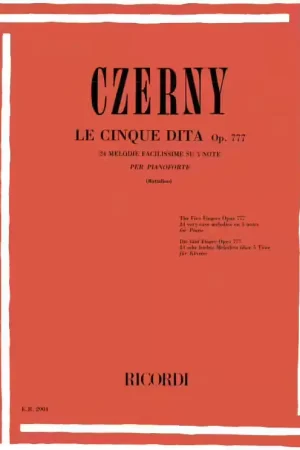 Ricordi Le Cinque Dita Op. 777 - Bien noté