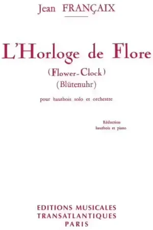 Meilleur prix | Transatlantiques L' Horloge de Flore - Blütenuhr - Flower Clock