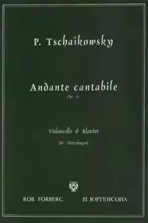 Forberg Andante cantabile op.11 - Disponible maintenant