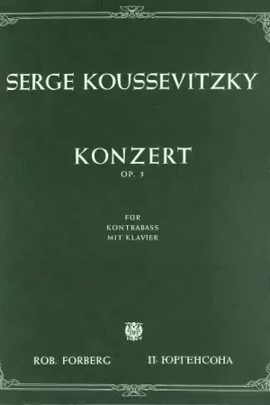 Forberg Konzert für Kontrabass und Orchester op.3 | Top des ventes