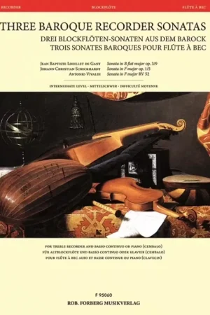Forberg 3 Baroque Recorder Sonatas | Déstockage