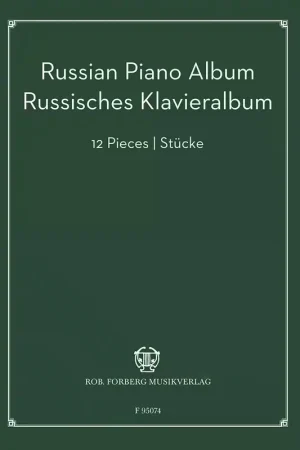 Forberg Russian Piano Album - Russisches Klavieralbum | Stock presque épuisé