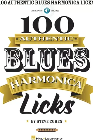 Réduction - Hal Leonard 100 Authentic Blues Harmonica Licks
