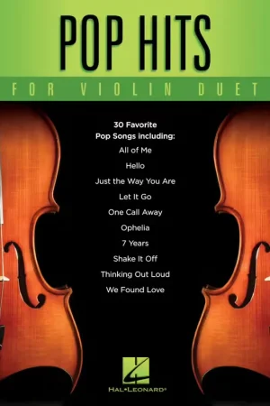 Coup de cœur des clients - Hal Leonard Pop Hits for Violin Duet